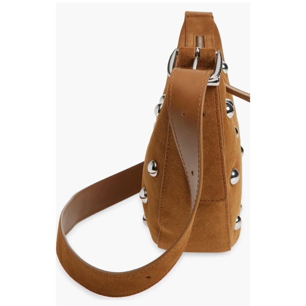 Madewell NEW Studded Crescent Suede Sling Bag - Picture 3 of 9